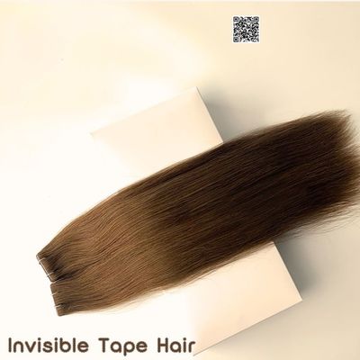 100% Remy Tape Hair Straight Brazalian Human Hair Extension 20 polegadas