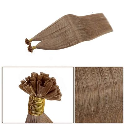 Everbeauting extensões de cabelo de queratina pré-ligadas loiras de alto grau em U/ponta de unha cabelo remy
