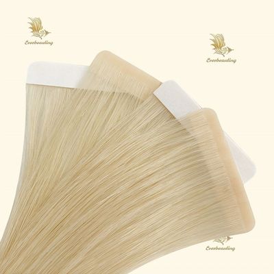 Extensões capilares de fita de fibra de PU de longa duração para cabelos grossos e de aparência natural