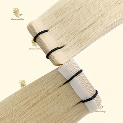 Cabelo europeu 20 polegadas cinza loira cor cutícula alinhada fita extensões de cabelo para mulher branca