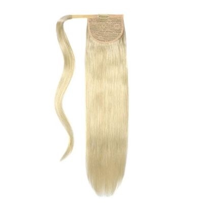 Personalizado Duplo desenhado Blonde Vermelho Virgem Cutícula Alinhada Cabelo Humano Ponytail