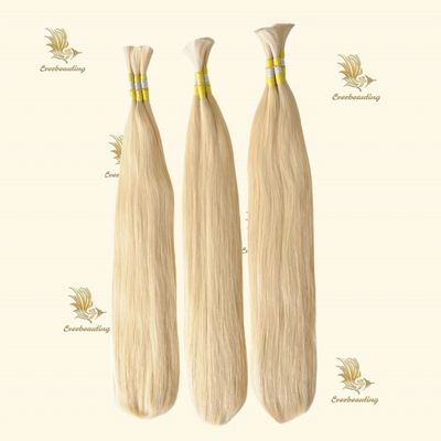 24 polegadas de cabelo humano virgem brasileira reta duplo desenhado mel extensão de cabelo loiro