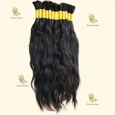 Cabelo humano não processado sem emaranhamento sem derramamento Cabelo virgem bruto duplo
