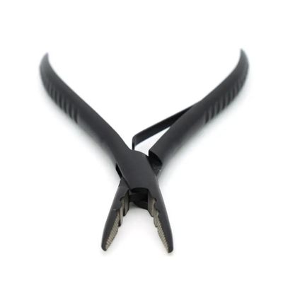 Pedido personalizado Ferramenta de separação de cabelo Aço inoxidável I-Tips Micro contas Plier mais próximo