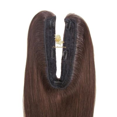 Cabelo Humano U Parte Topper U Forma Topper Função Adicionar comprimento e volume do cabelo Moeda dos EUA