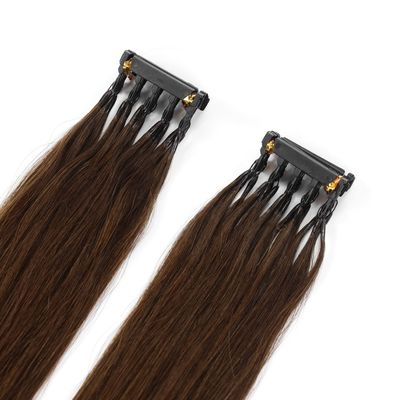 6D cutícula do cabelo russo alinhada 6D2 extensões de cabelo 25g/saco pré-ligado I-tip estilo