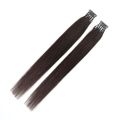 6D cutícula do cabelo russo alinhada 6D2 extensões de cabelo 25g/saco pré-ligado I-tip estilo