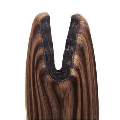 Capa de cabelo humano europeu com cabelos tingíveis e opção de pagamento inicial