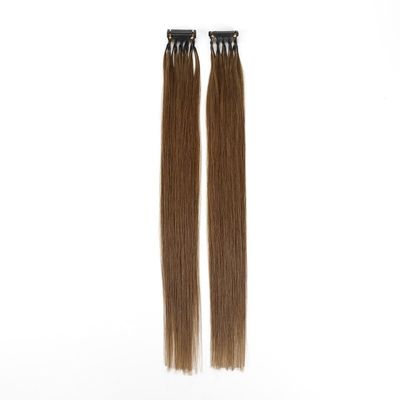 6D Extensões de Cabelo Humano Pré-Enlaçado Brasileiro Dupla Cutícula Desenhada Alinhada Cabelo Remy