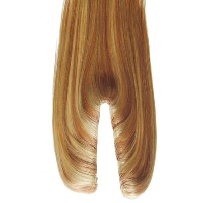 US Topper de cabelo humano virgem Remy U parte Topper textura reta