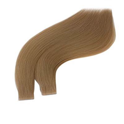 Aceita-se pedido personalizado para extensões de cabelo de fita pré-ligada em cor loira