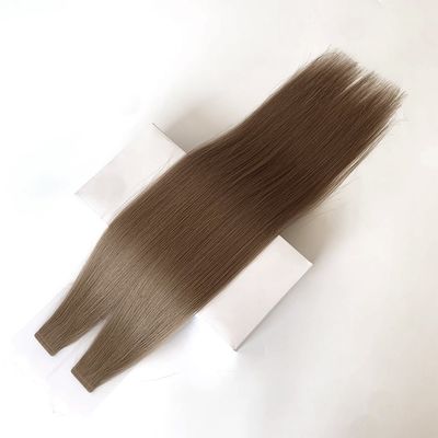 Personalização Salão Dupla cutícula desenhada alinhada extensões de cabelo de fita humana sem costura
