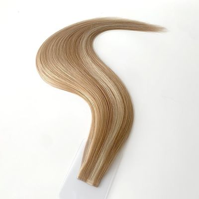 Personalização Salão Dupla cutícula desenhada alinhada extensões de cabelo de fita humana sem costura