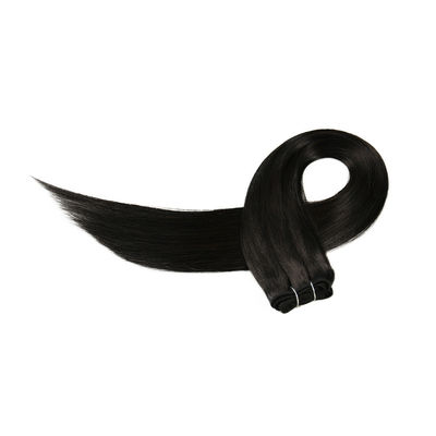 100 Remy cabelo humano costurado em entrelaçamento duplo desenhado loira russa entrelaçamento extensões para o cabelo