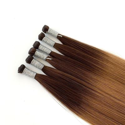 Modas personalizadas 100% natural Remy Hair Weft para extensões de cabelo europeu