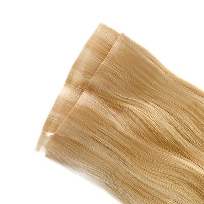 24 polegadas Sem costura Invisível PU Skin Weft 100% Extensão de cabelo humano para salão e mulheres