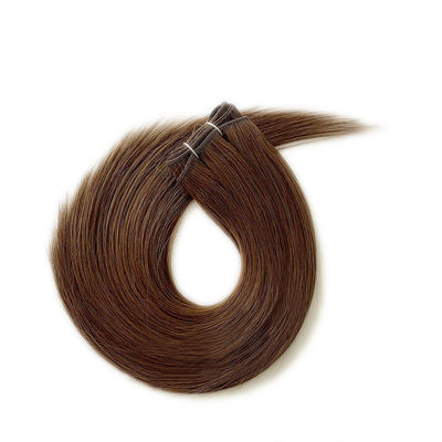 Dyeable Russian Human Hair Machine Weft Extensions 100% Virgin Cuticle Aligned Hair (Cabeça humana russa corante)