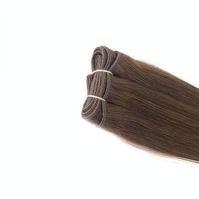 Dyeable Russian Human Hair Machine Weft Extensions 100% Virgin Cuticle Aligned Hair (Cabeça humana russa corante)