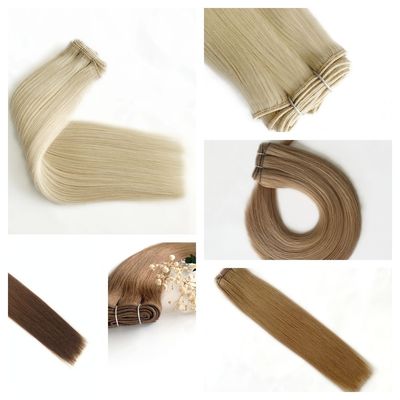 Extensão de Cabelo Humano Virgem, feixe de tecido sem problemas, garantia de reembolso de 30 dias.