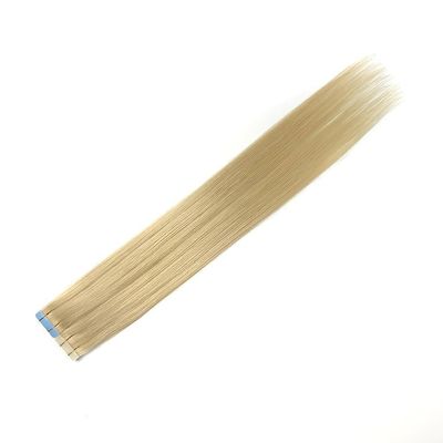 European Double Drawn Russian Human Hair Tape Hair Extension Dyeable Pre-Bonded