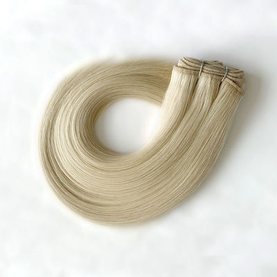 100g/pacote Blonde Remi Duplo Tecido de Cabelo Humano Tecido Personalizado