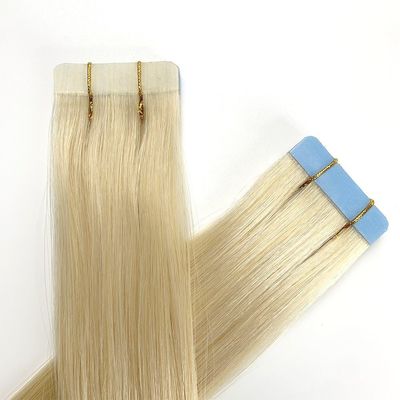 18 Meses de Vida Creme de cabelo humano indiano ondulado com fita Ins Extensões de cabelo com fitas duráveis