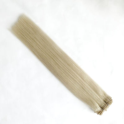 100g/pacote Blonde Remi Duplo Tecido de Cabelo Humano Tecido Personalizado