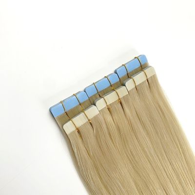 18 Meses de Vida Creme de cabelo humano indiano ondulado com fita Ins Extensões de cabelo com fitas duráveis