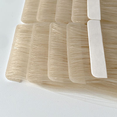 Cabeleira virgem invisível sem costura, estilo reto, fita pré-ligada, extensões de cabelo humano