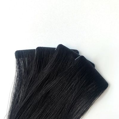 Extensões de cabelo de fita invisível personalizáveis com pêlo humano chinês de cutícula completa