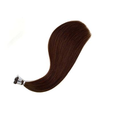 100% de cutícula virgem humana Remy alinhada com tecido de cabelo russo com tecnologia de corte de génio