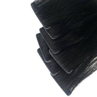 Cabelo em bruto duplamente desenhado Tela injetada em extensões cutícula alinhada Tela invisível Cabelo