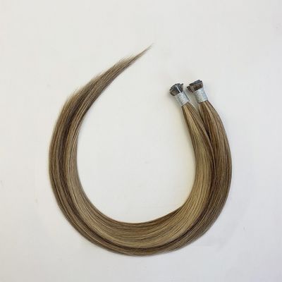 Extensões de cabelo humano de doadores natural liso cabelo vietnamita tingido tecido de gênio