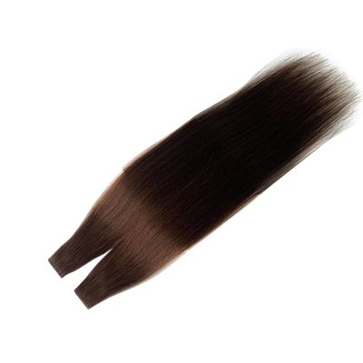Banda de cabelo brasileiro duplo alinhada com cutícula fina em extensões sem derramamento