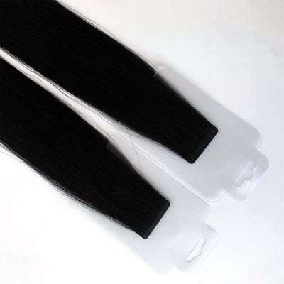 20 polegadas de fita fina e reta com cabelo virgem indiano com suavidade e brilho.