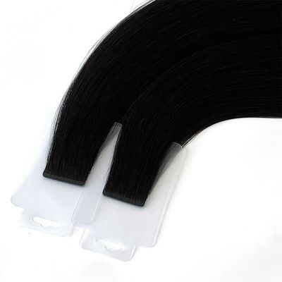 20 polegadas de fita fina e reta com cabelo virgem indiano com suavidade e brilho.