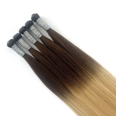 Cabelo humano europeu de pele sem costura duplo desenhado de genialidade de cabelos para 100% de densidade