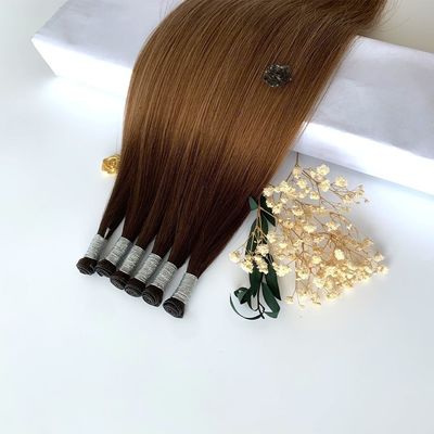 Genius Weft 100g de pêlo humano cutícula de cabelo alinhado duplo desenhado Tempo de entrega estimado