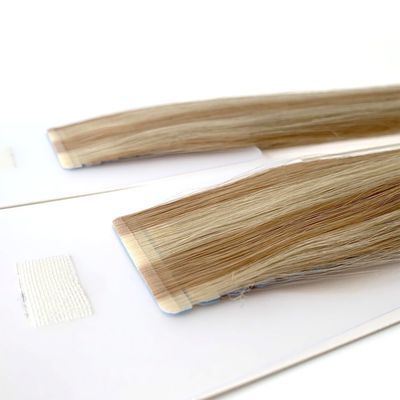 20 polegadas de fita fina russa Remy inserção dupla extensões de cabelo para pedido personalizado