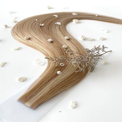 20 polegadas de fita fina russa Remy inserção dupla extensões de cabelo para pedido personalizado