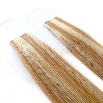 20 polegadas de fita fina russa Remy inserção dupla extensões de cabelo para pedido personalizado