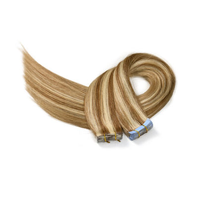 Muticolor Sem costura Remy cabelo humano virgem Ultra Slim fita em extensões de cabelo US fita
