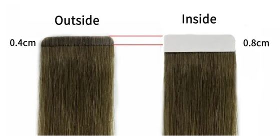 Pagamento inicial Directo 100% Humano Remy Cabelo Virgem Cor Cabelo fina PU Sem costura