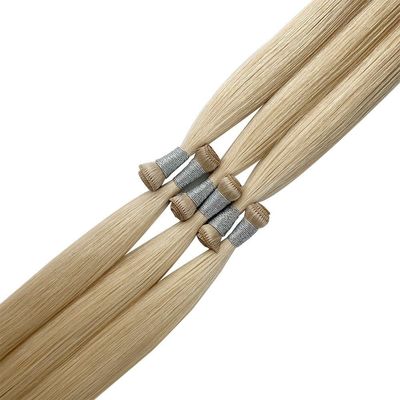 Genius Weft Upgrade Handtied Weft Suave e fina Cor escura Extensão de cabelo Sem derramamento