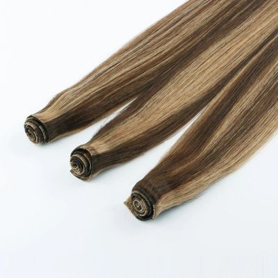 0.300kg Peso do pacote Amarrado à mão Rémy Virgem Russa Extensões de cabelo sem enredos