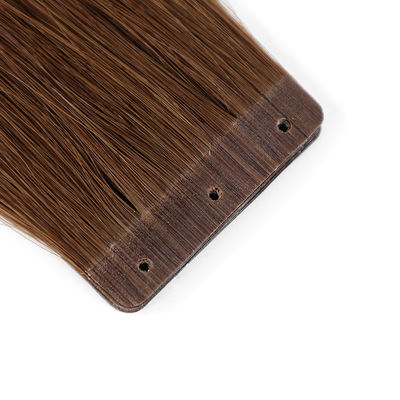 Produto de cabelo alinhado com cutícula completa Extensões de fita furada Estilo reto em moeda dos EUA