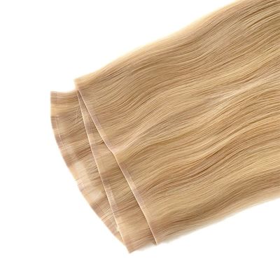 Remy Hair Dyeable PU Skin Weft /Tape Weft Extension com fita de destaque nas extensões de cabelo