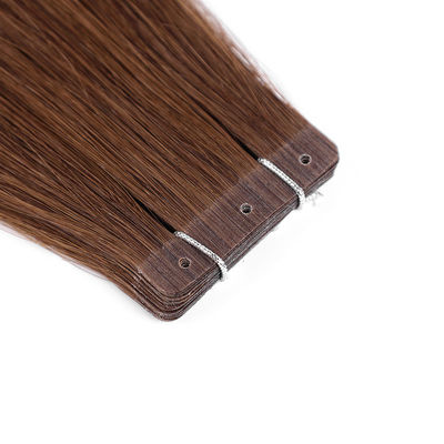 Produto de cabelo alinhado com cutícula completa Extensões de fita furada Estilo reto em moeda dos EUA