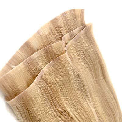 Remy Hair Dyeable PU Skin Weft /Tape Weft Extension com fita de destaque nas extensões de cabelo