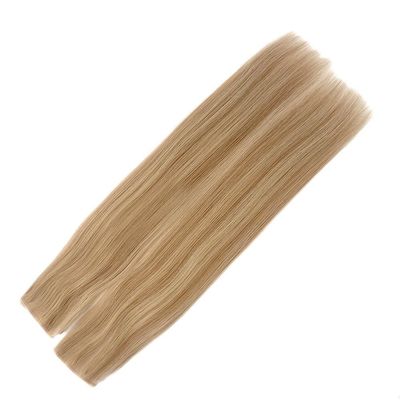 Remy Hair Dyeable PU Skin Weft /Tape Weft Extension com fita de destaque nas extensões de cabelo